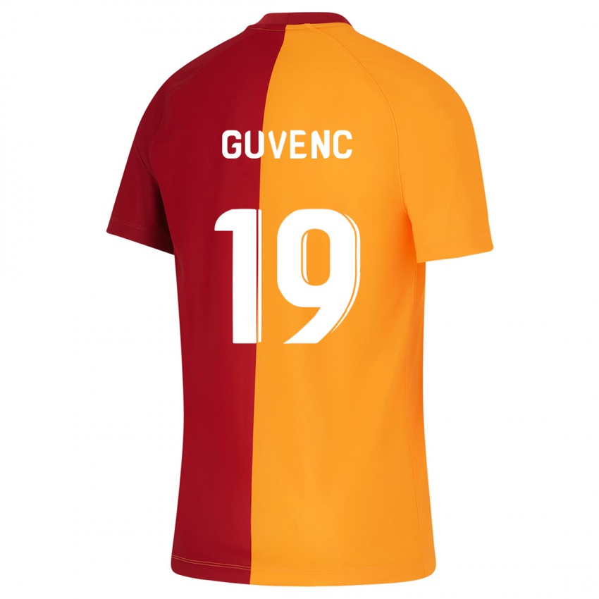 Mænd Günay Güvenç #19 Appelsin Hjemmebane Spillertrøjer 2023/24 Trøje T-Shirt