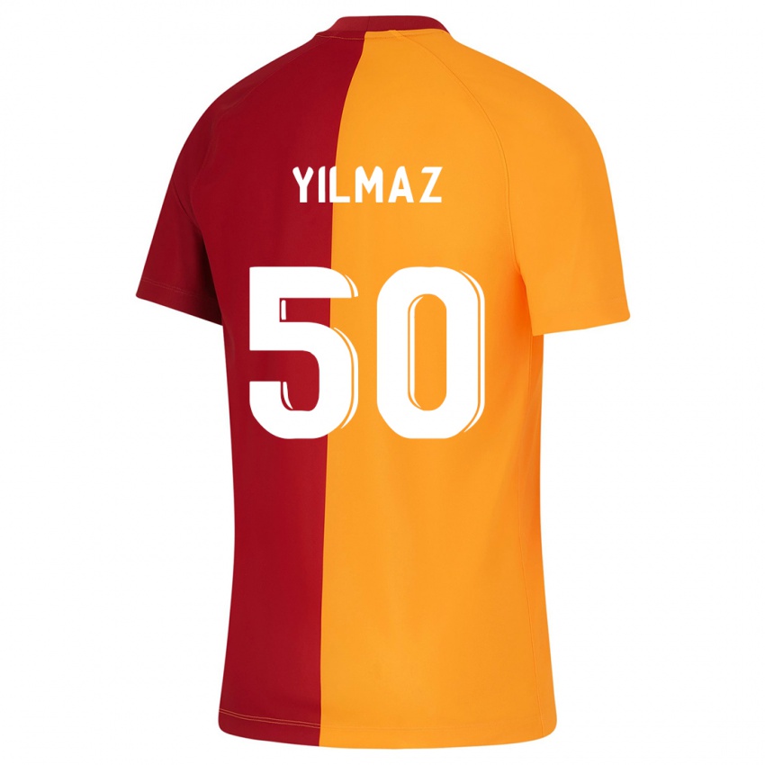 Mænd Jankat Yılmaz #50 Appelsin Hjemmebane Spillertrøjer 2023/24 Trøje T-Shirt