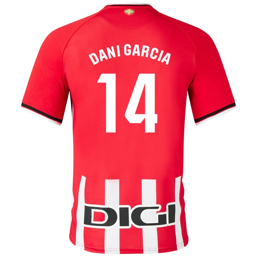 Mænd Dani Garcia #14 Rød Hjemmebane Spillertrøjer 2023/24 Trøje T-Shirt