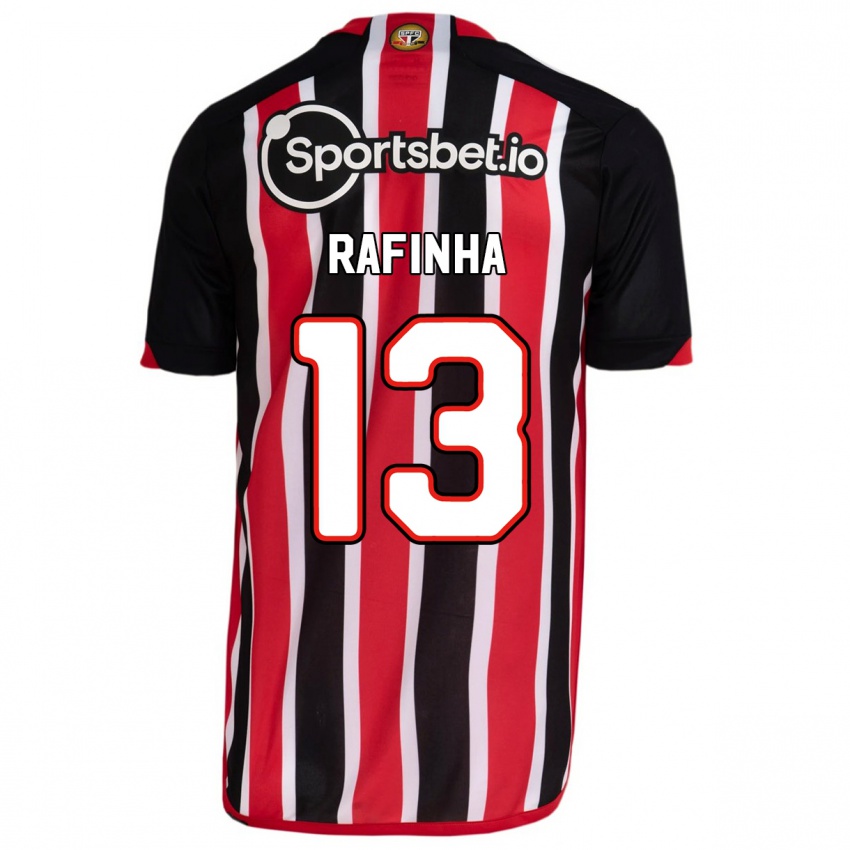 Mænd Rafinha #13 Blå Rød Udebane Spillertrøjer 2023/24 Trøje T-Shirt