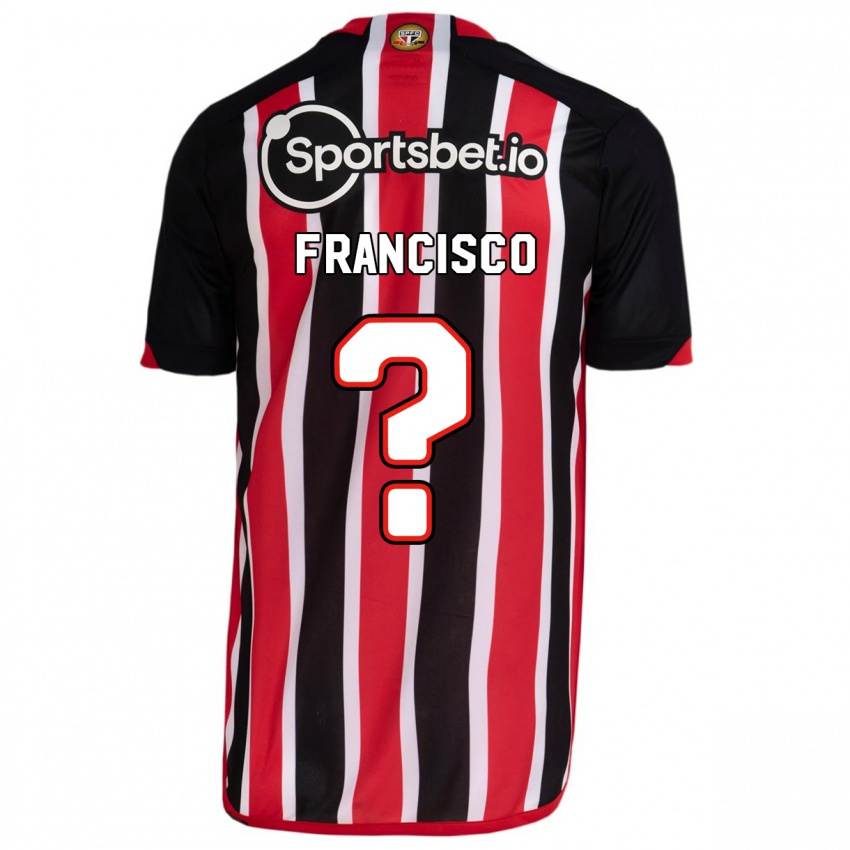 Mænd Ryan Francisco #0 Blå Rød Udebane Spillertrøjer 2023/24 Trøje T-Shirt