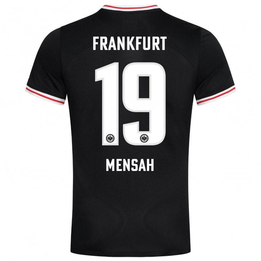 Mænd Keziah Oteng-Mensah #19 Sort Udebane Spillertrøjer 2023/24 Trøje T-Shirt