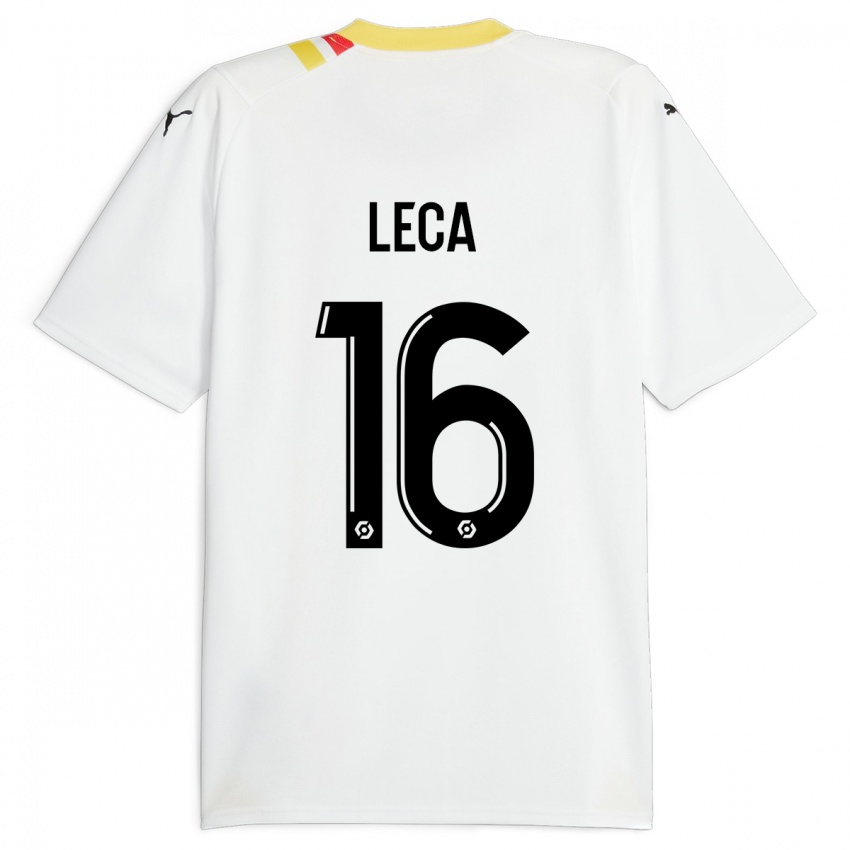 Mænd Jean-Louis Leca #16 Sort Udebane Spillertrøjer 2023/24 Trøje T-Shirt