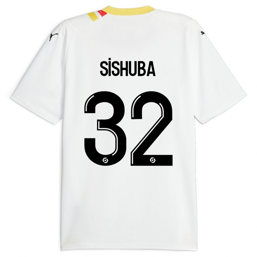 Mænd Ayanda Sishuba #32 Sort Udebane Spillertrøjer 2023/24 Trøje T-Shirt