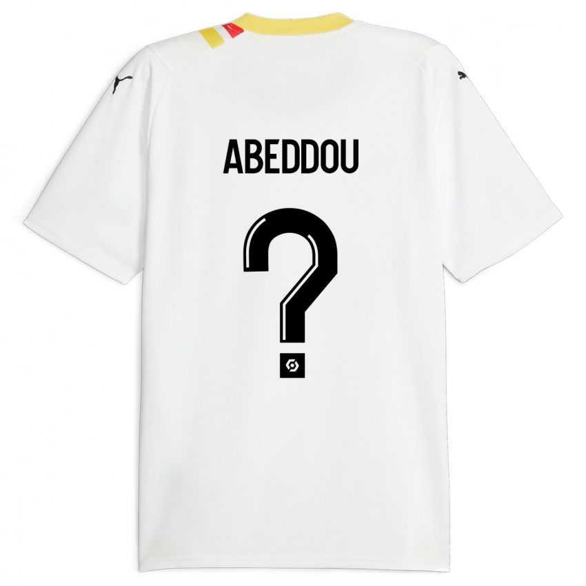 Mænd Adam Abeddou #0 Sort Udebane Spillertrøjer 2023/24 Trøje T-Shirt