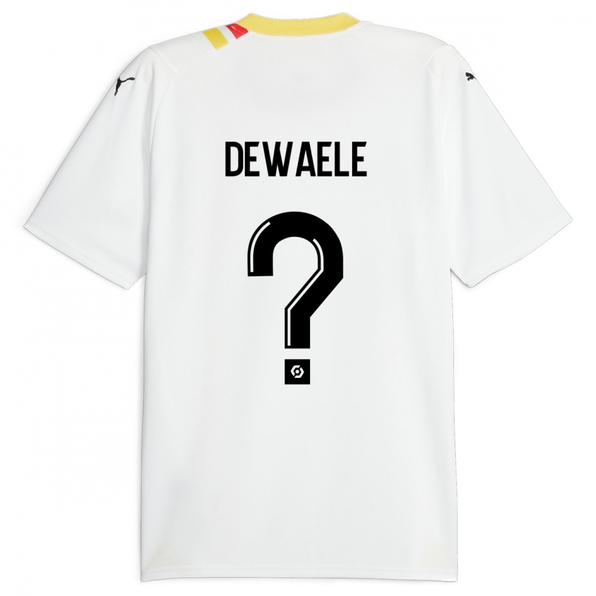 Mænd Florian Dewaele #0 Sort Udebane Spillertrøjer 2023/24 Trøje T-Shirt