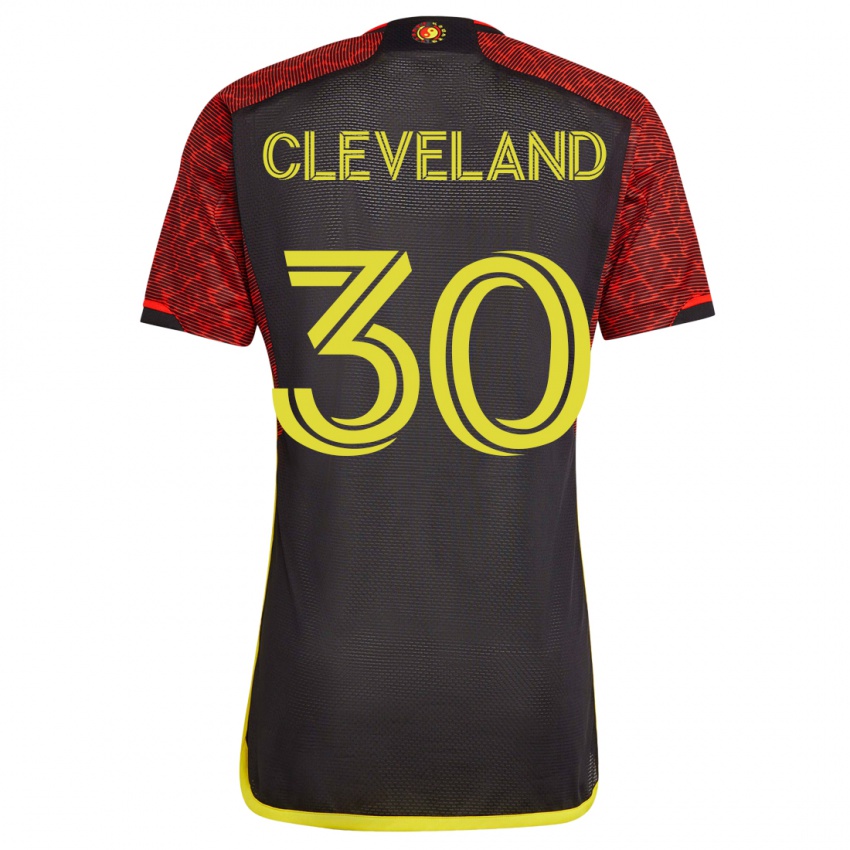 Mænd Stefan Cleveland #30 Appelsin Udebane Spillertrøjer 2023/24 Trøje T-Shirt
