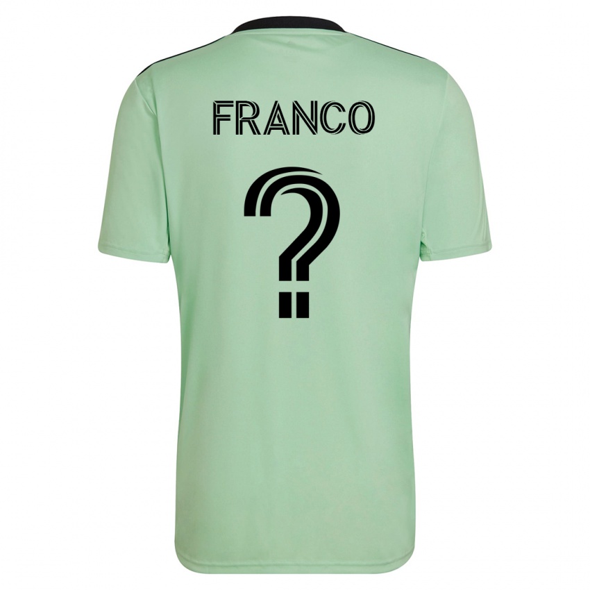 Mænd Jordan Franco #0 Lysegrøn Udebane Spillertrøjer 2023/24 Trøje T-Shirt