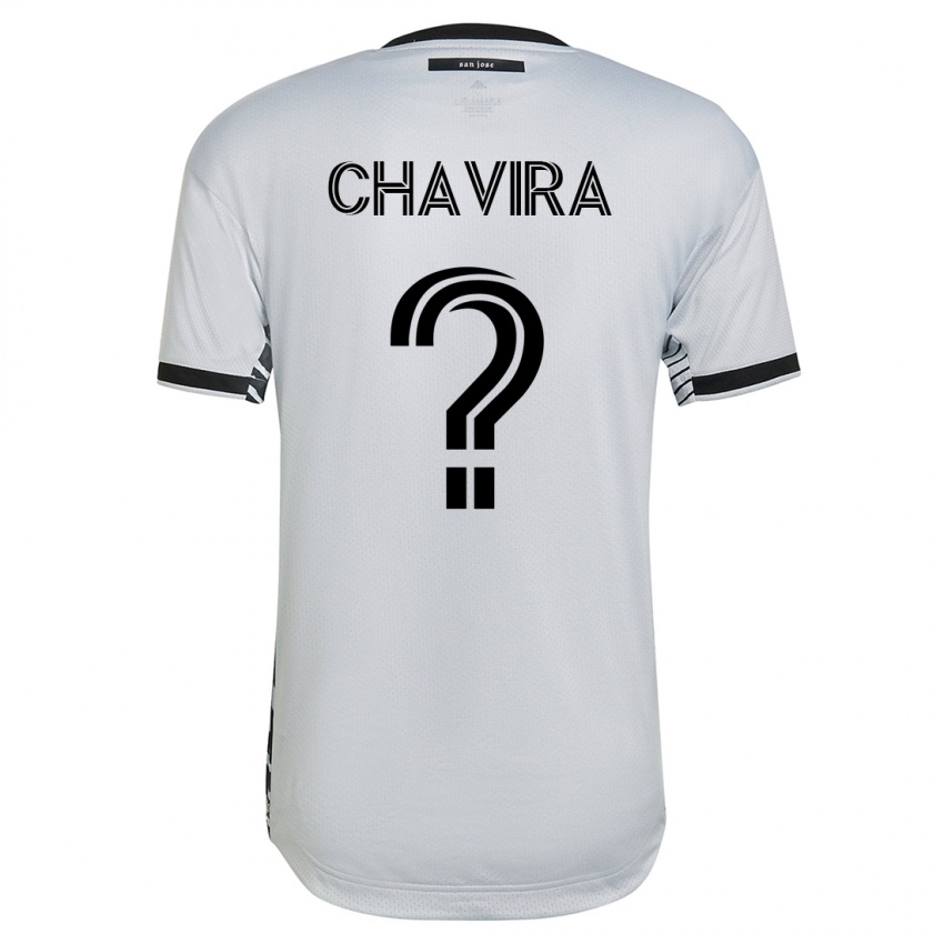 Mænd Scott Chavira #0 Hvid Udebane Spillertrøjer 2023/24 Trøje T-Shirt