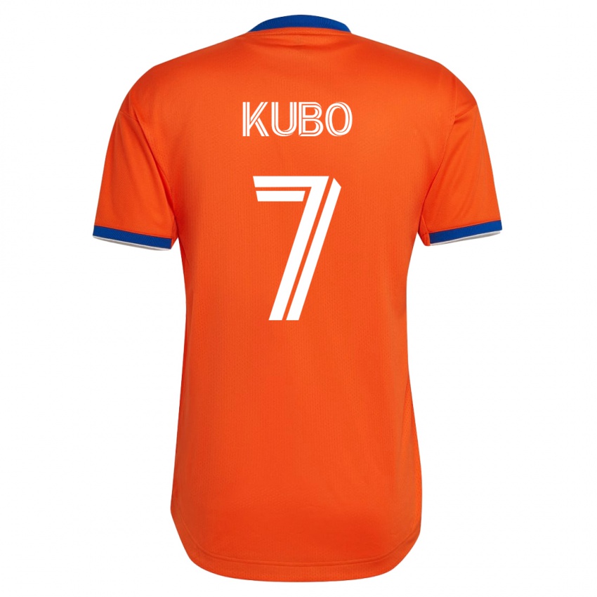 Mænd Yuya Kubo #7 Hvid Udebane Spillertrøjer 2023/24 Trøje T-Shirt