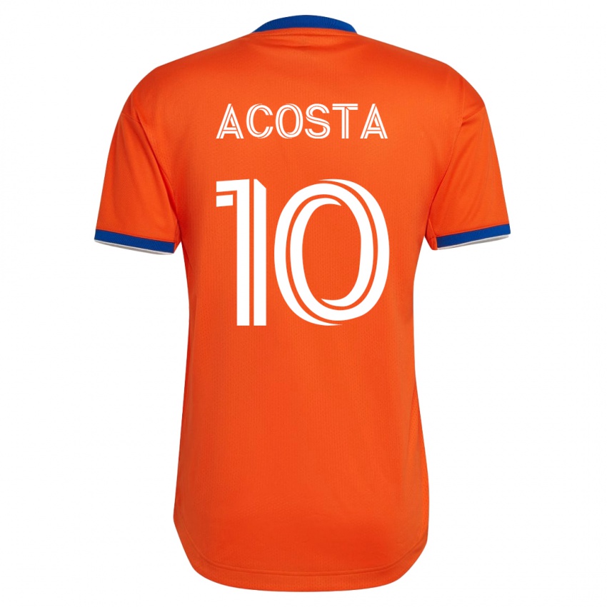 Mænd Luciano Acosta #10 Hvid Udebane Spillertrøjer 2023/24 Trøje T-Shirt
