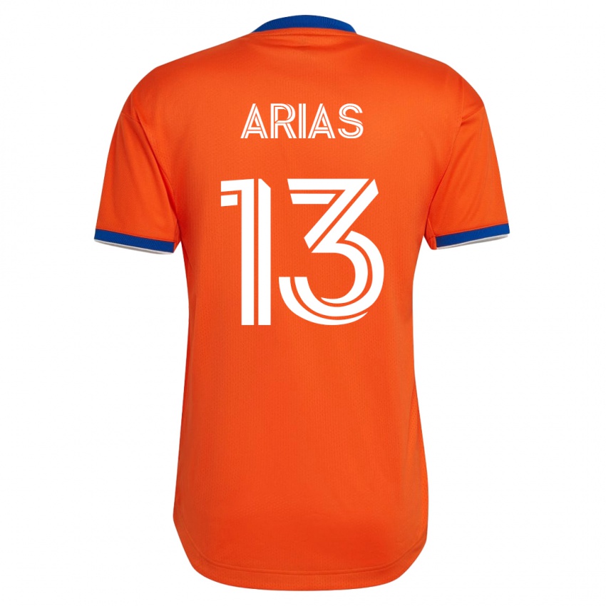 Mænd Santiago Arias #13 Hvid Udebane Spillertrøjer 2023/24 Trøje T-Shirt