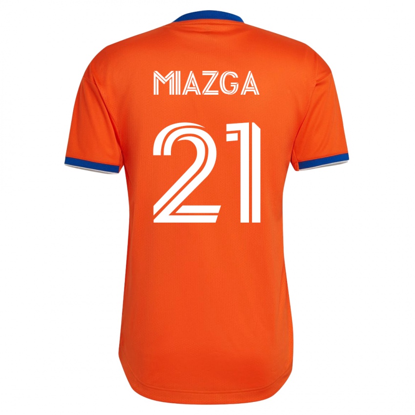 Mænd Matt Miazga #21 Hvid Udebane Spillertrøjer 2023/24 Trøje T-Shirt