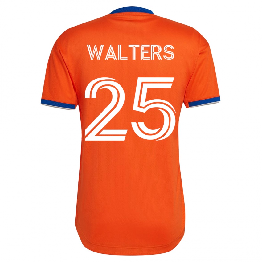 Mænd Paul Walters #25 Hvid Udebane Spillertrøjer 2023/24 Trøje T-Shirt