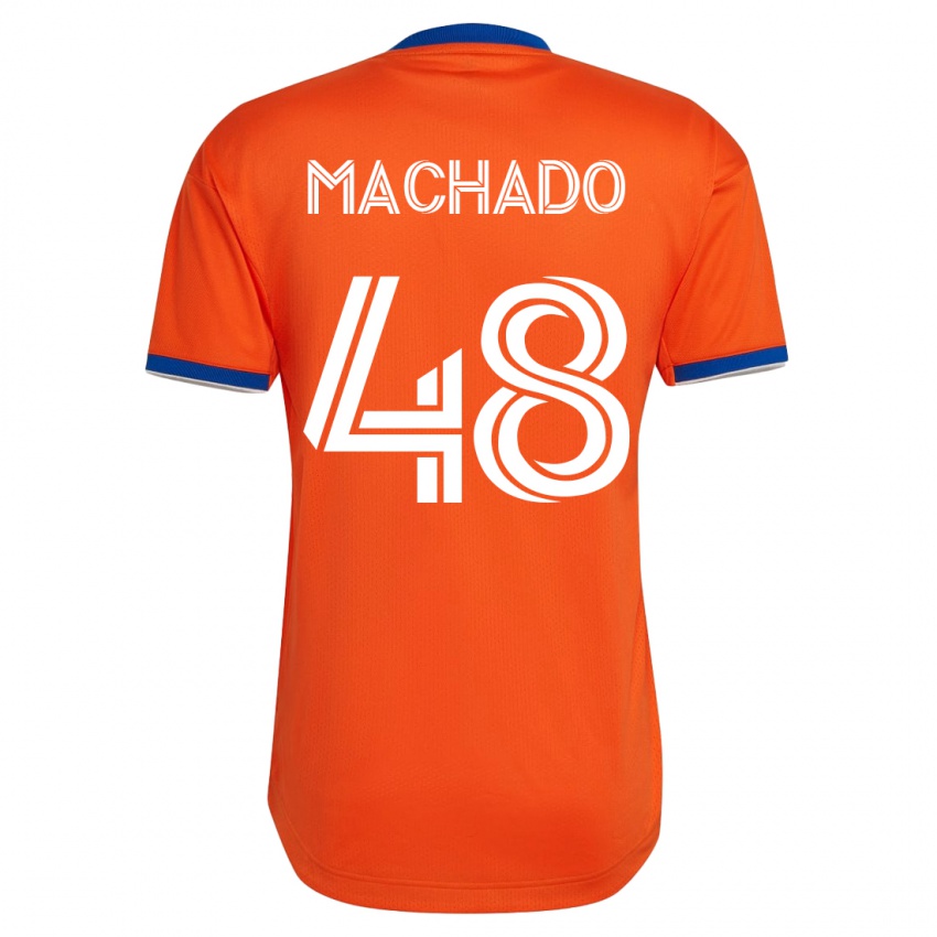Mænd Juan Machado #48 Hvid Udebane Spillertrøjer 2023/24 Trøje T-Shirt