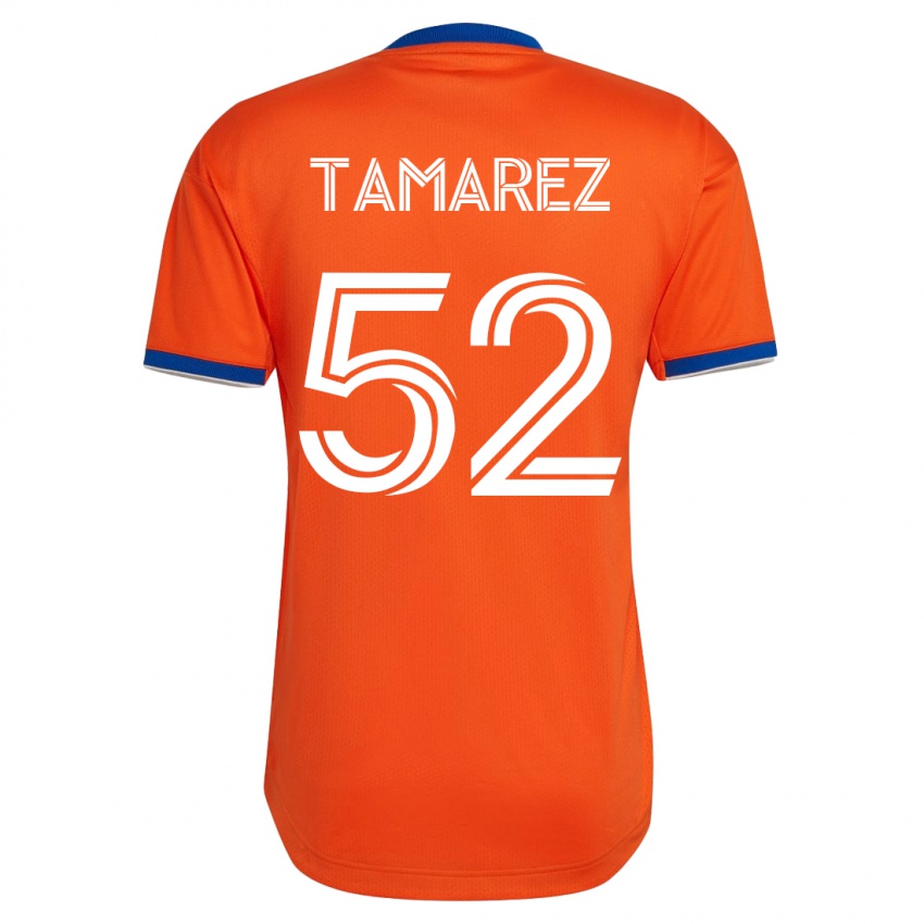 Mænd Lucas Tamarez #52 Hvid Udebane Spillertrøjer 2023/24 Trøje T-Shirt