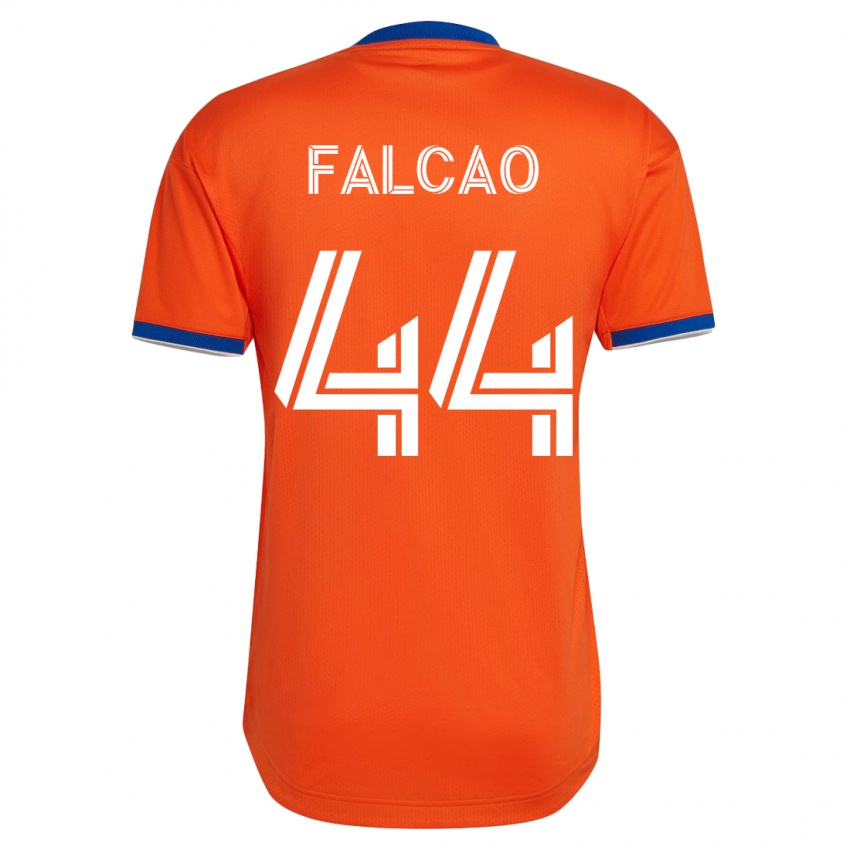 Mænd Kiano Falcao #44 Hvid Udebane Spillertrøjer 2023/24 Trøje T-Shirt