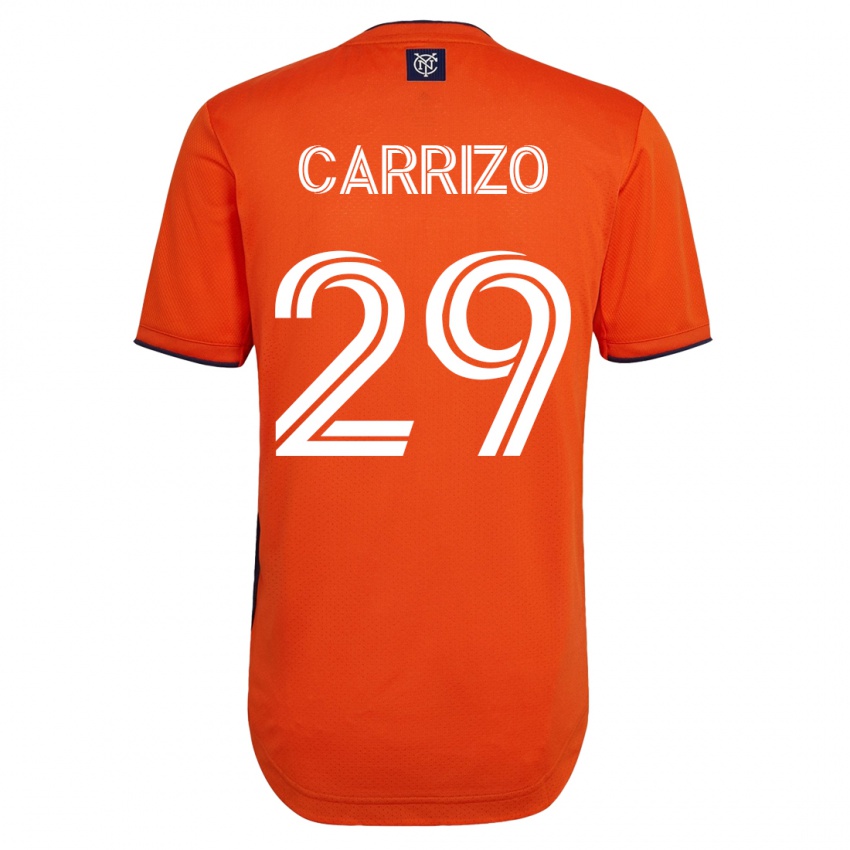 Mænd Máximo Carrizo #29 Sort Udebane Spillertrøjer 2023/24 Trøje T-Shirt