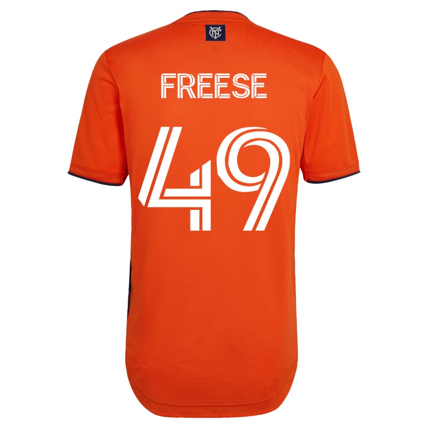 Mænd Matt Freese #49 Sort Udebane Spillertrøjer 2023/24 Trøje T-Shirt