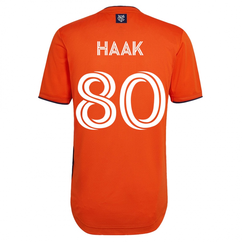 Mænd Justin Haak #80 Sort Udebane Spillertrøjer 2023/24 Trøje T-Shirt
