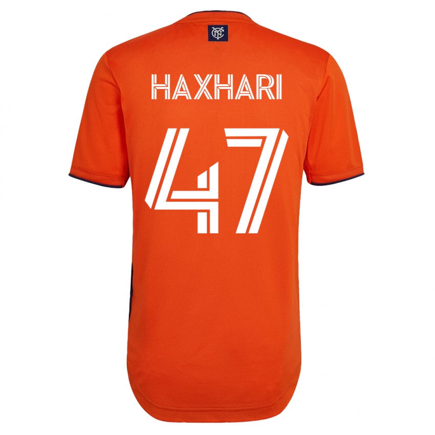 Mænd Klevis Haxhari #47 Sort Udebane Spillertrøjer 2023/24 Trøje T-Shirt