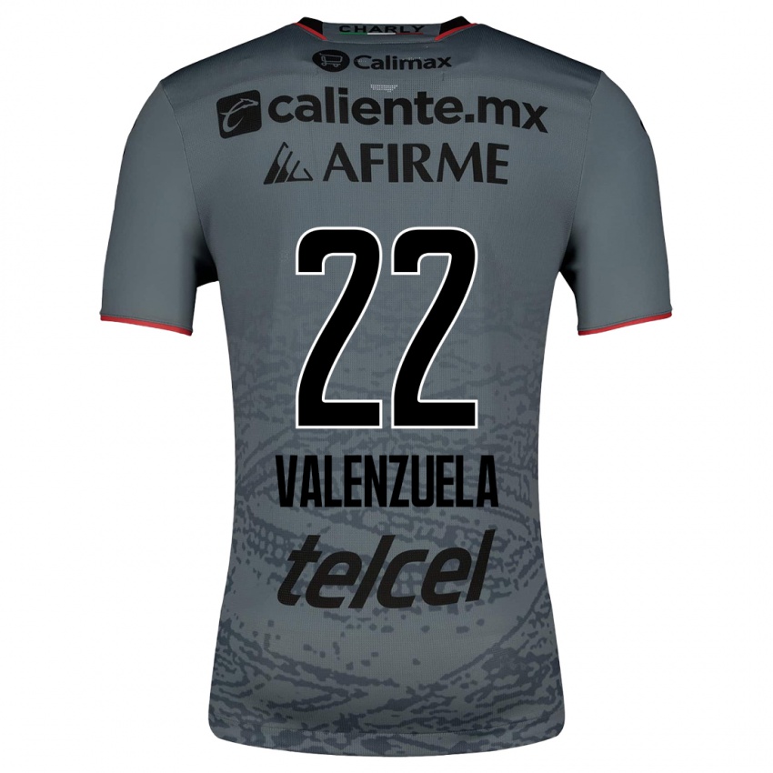 Mænd Carlos Valenzuela #22 Grå Udebane Spillertrøjer 2023/24 Trøje T-Shirt