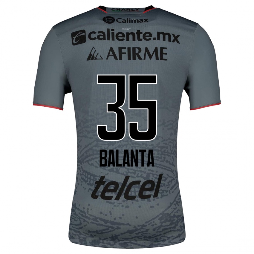 Mænd Kevin Balanta #35 Grå Udebane Spillertrøjer 2023/24 Trøje T-Shirt