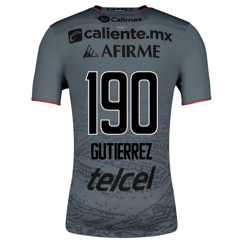 Mænd Dayán Gutiérrez #190 Grå Udebane Spillertrøjer 2023/24 Trøje T-Shirt