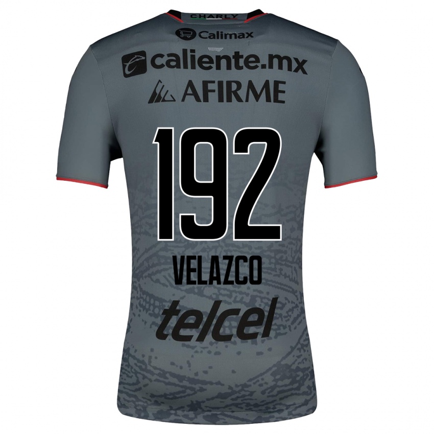 Mænd Emiliano Velazco #192 Grå Udebane Spillertrøjer 2023/24 Trøje T-Shirt