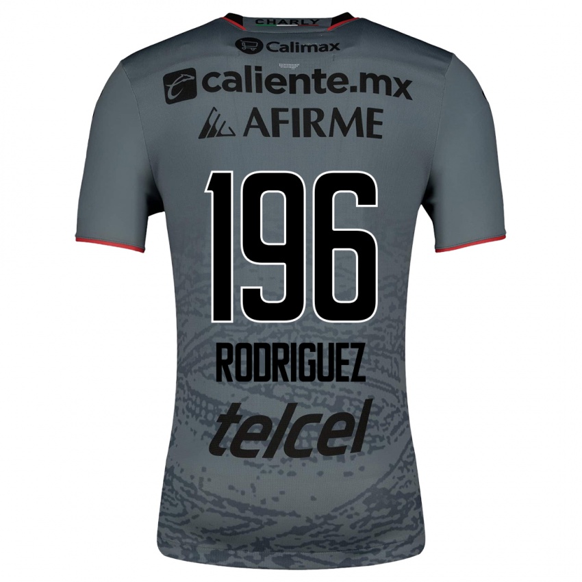Mænd Prince Rodríguez #196 Grå Udebane Spillertrøjer 2023/24 Trøje T-Shirt