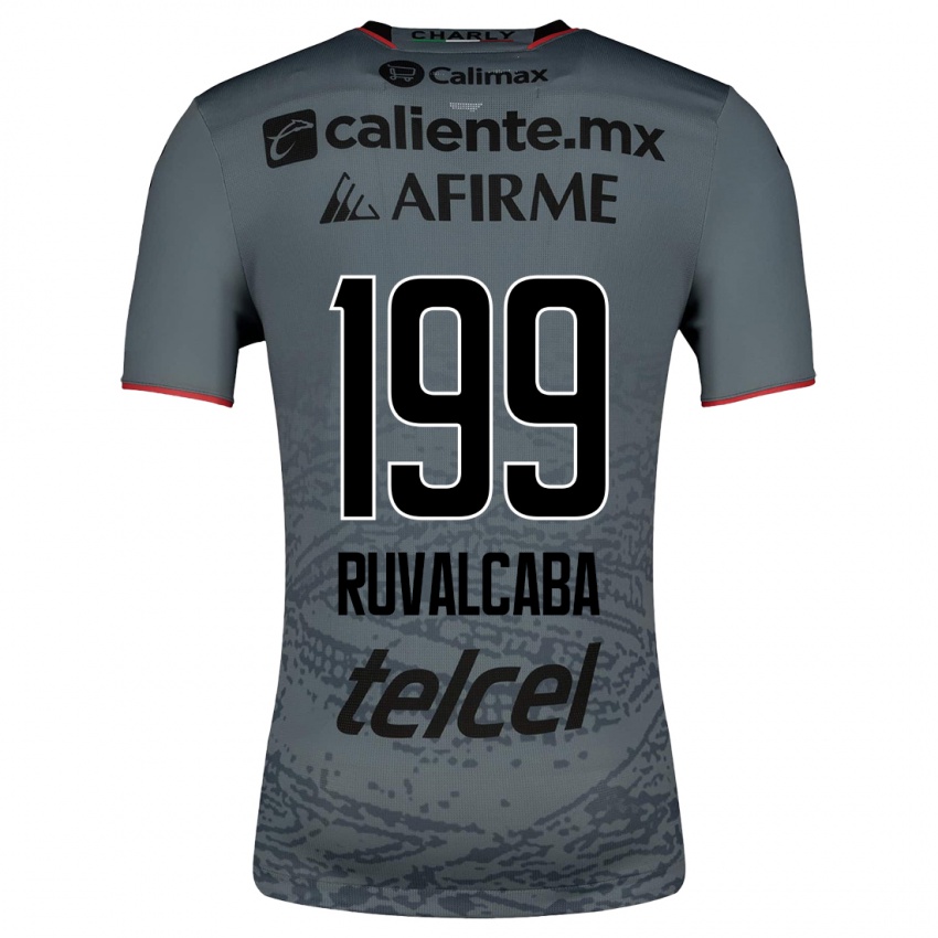 Mænd Ignacio Ruvalcaba #199 Grå Udebane Spillertrøjer 2023/24 Trøje T-Shirt