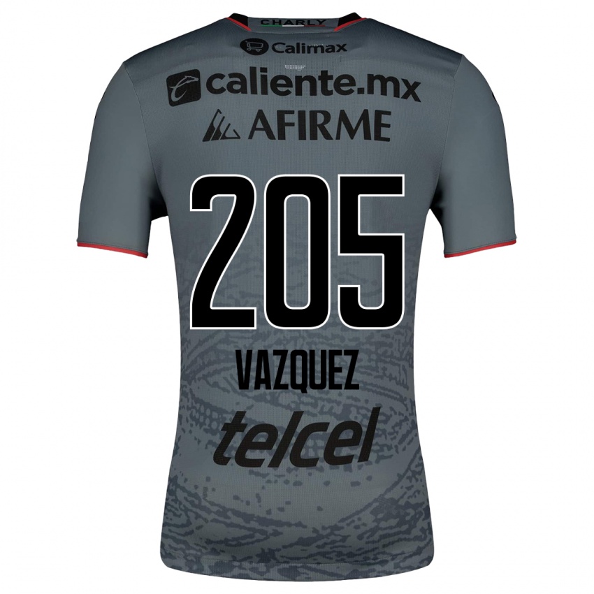 Mænd Aldair Vázquez #205 Grå Udebane Spillertrøjer 2023/24 Trøje T-Shirt