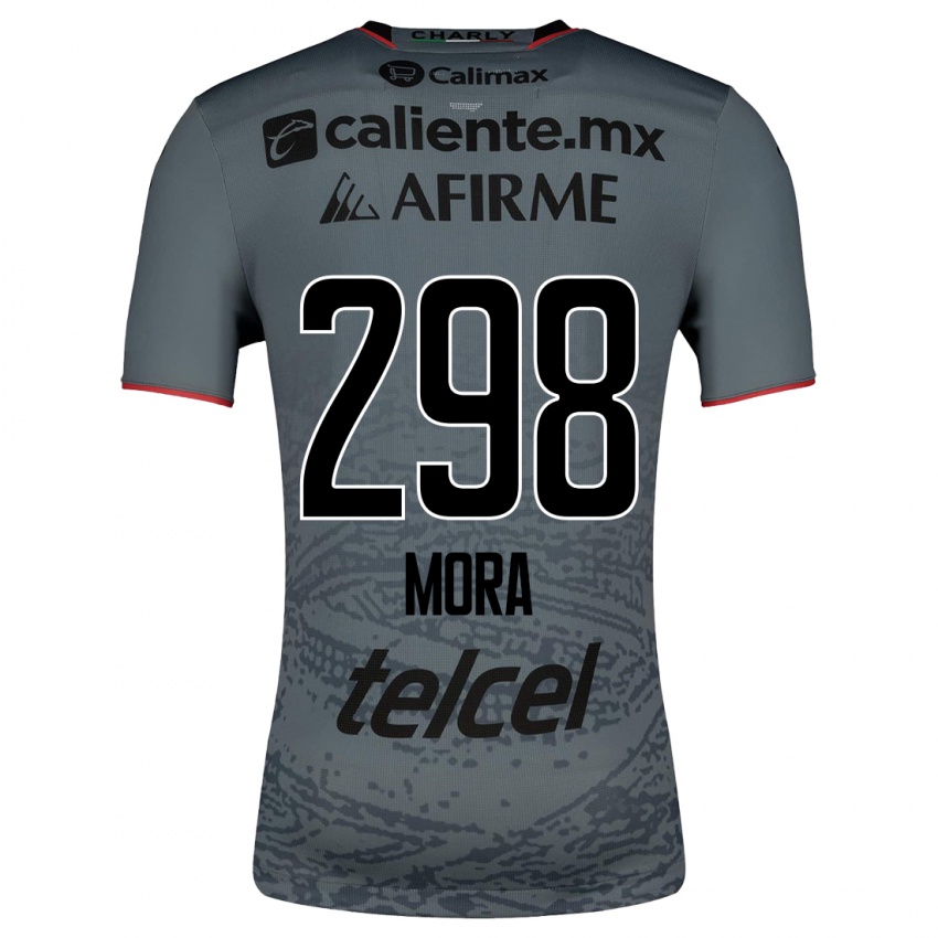 Mænd Gilberto Mora #298 Grå Udebane Spillertrøjer 2023/24 Trøje T-Shirt