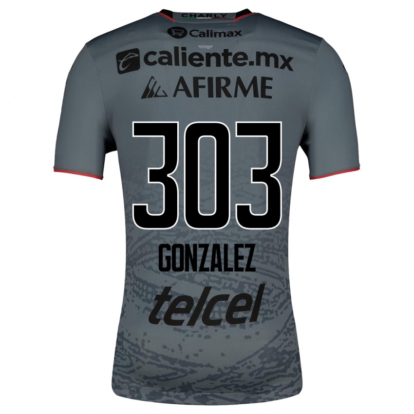 Mænd Osmar González #303 Grå Udebane Spillertrøjer 2023/24 Trøje T-Shirt