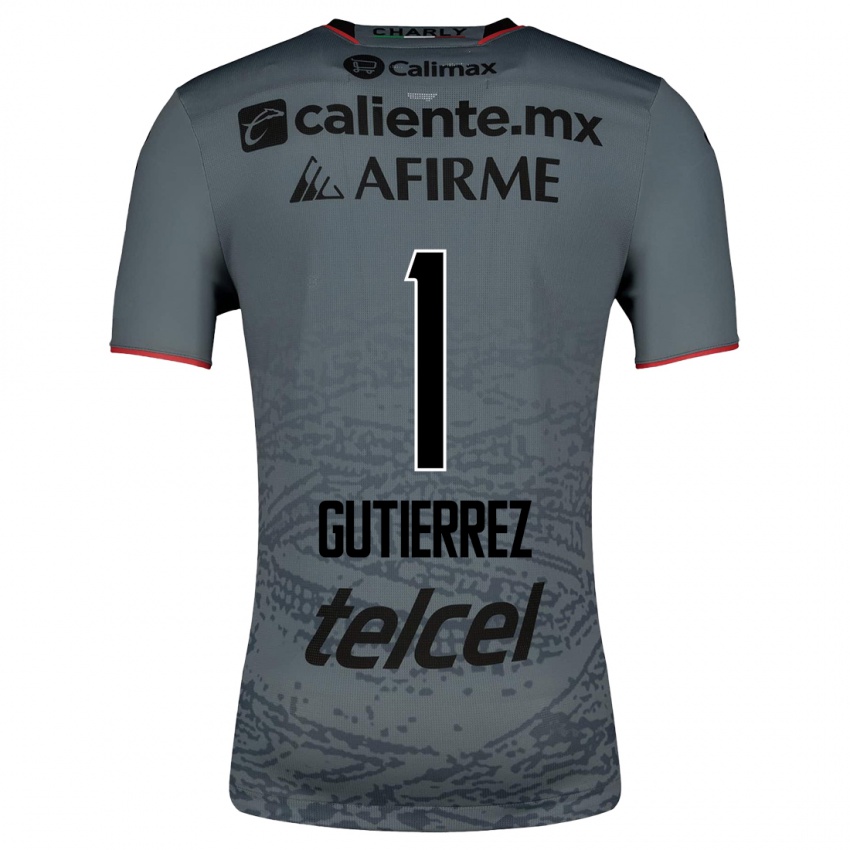 Mænd Alejandra Gutierrez #1 Grå Udebane Spillertrøjer 2023/24 Trøje T-Shirt