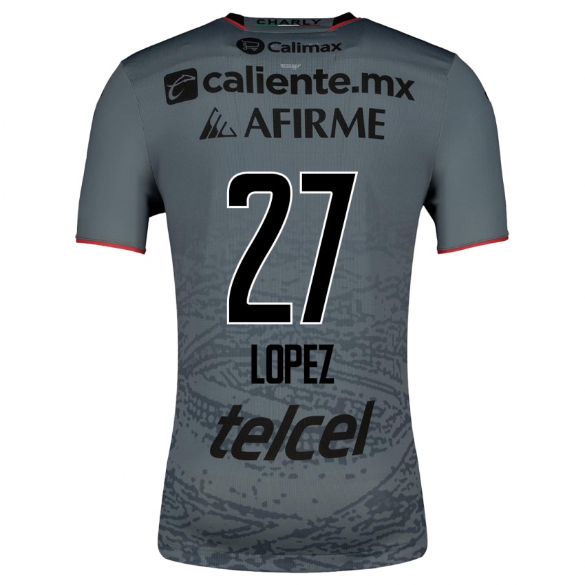 Mænd Victoria Lopez #27 Grå Udebane Spillertrøjer 2023/24 Trøje T-Shirt