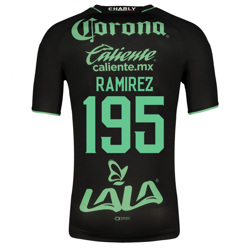 Mænd Jesús Ramírez #195 Sort Udebane Spillertrøjer 2023/24 Trøje T-Shirt