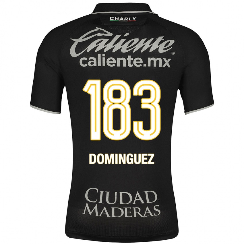 Mænd Jesús Domínguez #183 Sort Udebane Spillertrøjer 2023/24 Trøje T-Shirt