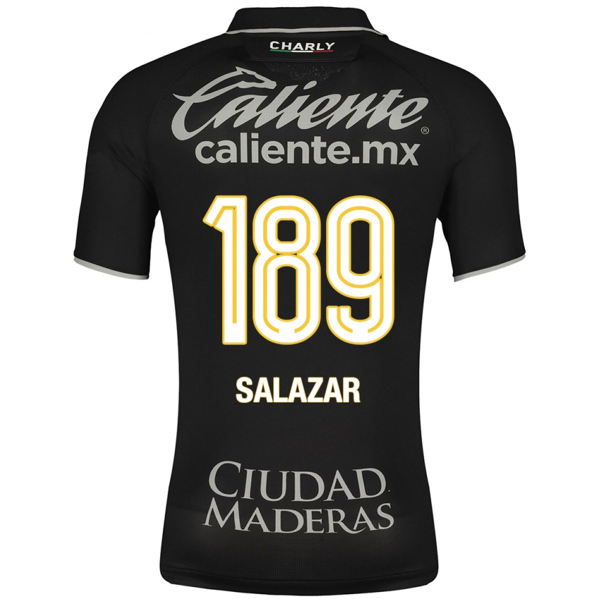 Mænd José Salazar #189 Sort Udebane Spillertrøjer 2023/24 Trøje T-Shirt