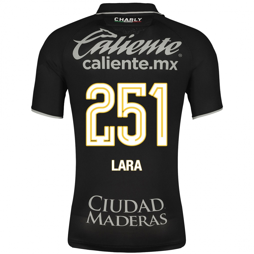 Mænd Tristán Lara #251 Sort Udebane Spillertrøjer 2023/24 Trøje T-Shirt
