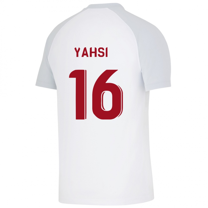 Mænd Ismail Yahsi #16 Hvid Udebane Spillertrøjer 2023/24 Trøje T-Shirt