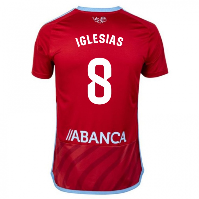 Mænd Bruno Iglesias #8 Rød Udebane Spillertrøjer 2023/24 Trøje T-Shirt