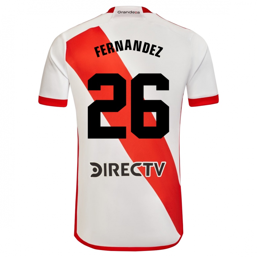 Kvinder Nacho Fernández #26 Hvid Rød Hjemmebane Spillertrøjer 2023/24 Trøje T-Shirt