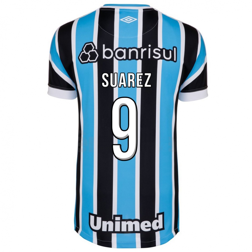 Kvinder Luis Suárez #9 Blå Hjemmebane Spillertrøjer 2023/24 Trøje T-Shirt