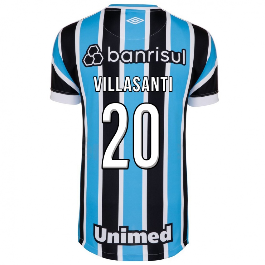 Kvinder Mathías Villasanti #20 Blå Hjemmebane Spillertrøjer 2023/24 Trøje T-Shirt