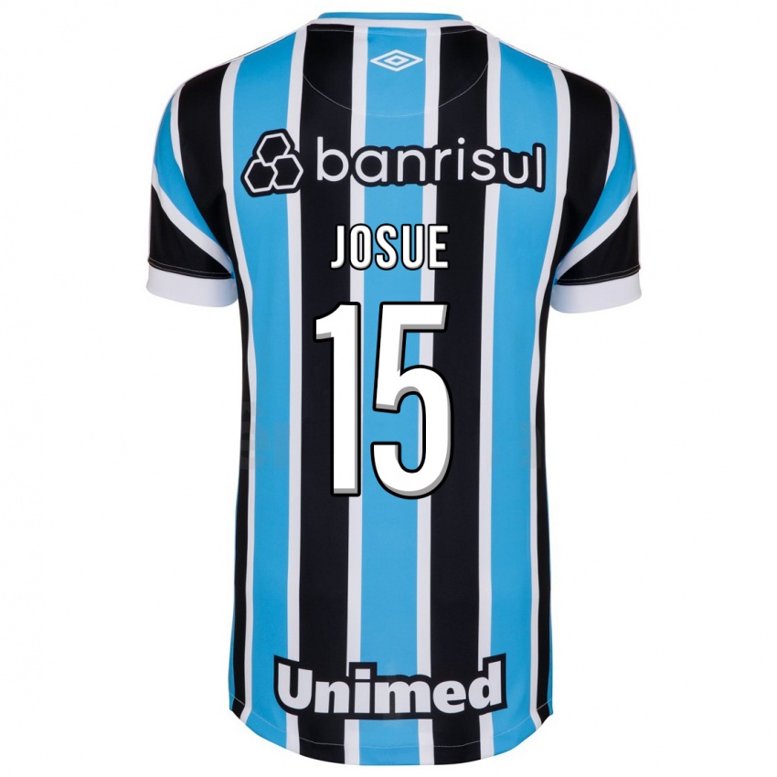 Kvinder Josué #15 Blå Hjemmebane Spillertrøjer 2023/24 Trøje T-Shirt