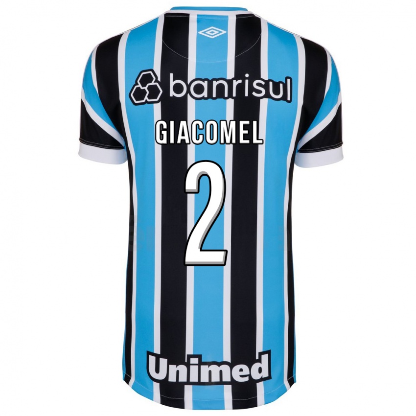 Kvinder Laís Giacomel #2 Blå Hjemmebane Spillertrøjer 2023/24 Trøje T-Shirt
