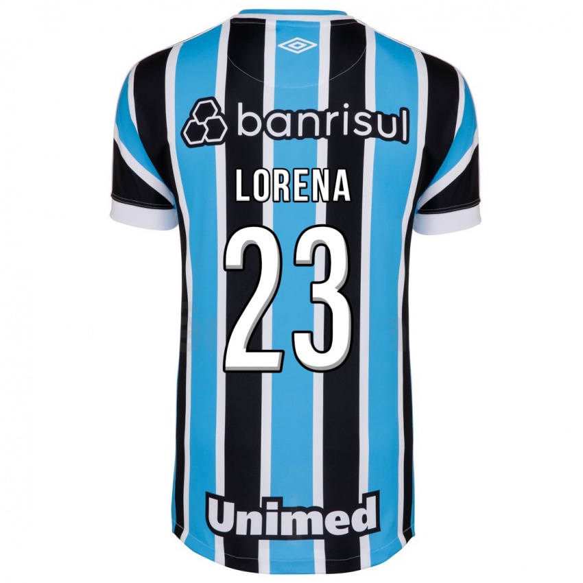 Kvinder Lorena #23 Blå Hjemmebane Spillertrøjer 2023/24 Trøje T-Shirt