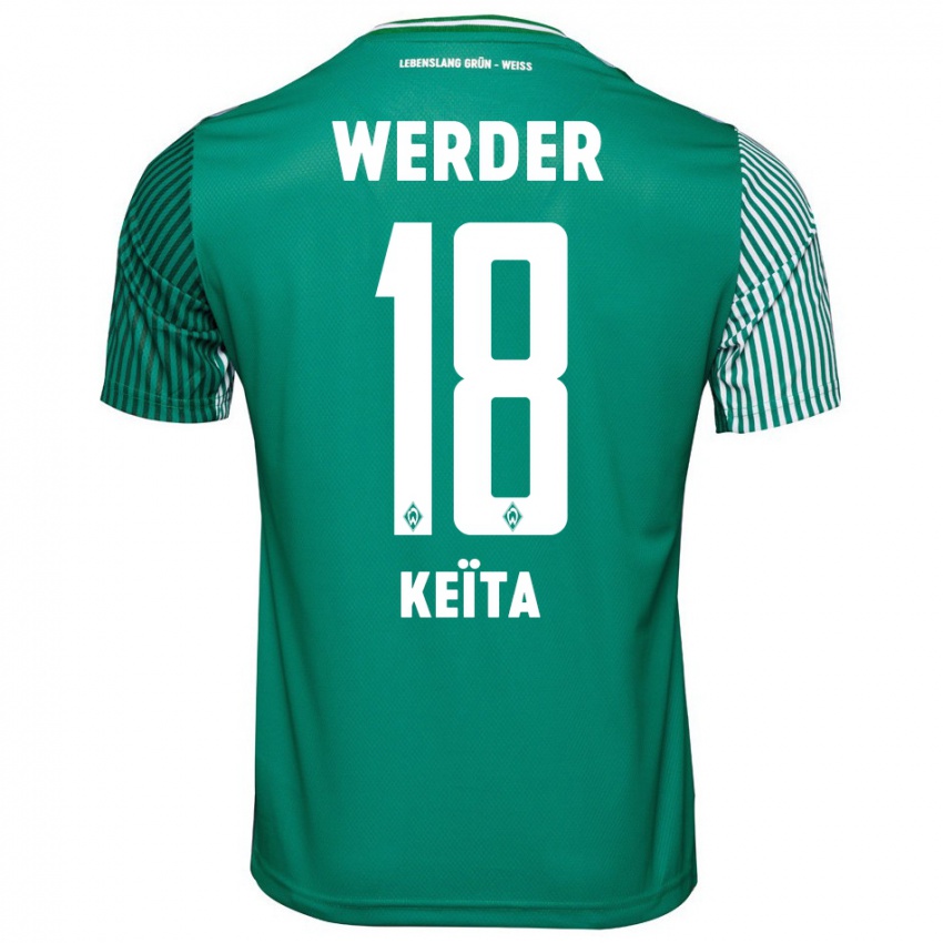 Kvinder Naby Keïta #18 Grøn Hjemmebane Spillertrøjer 2023/24 Trøje T-Shirt