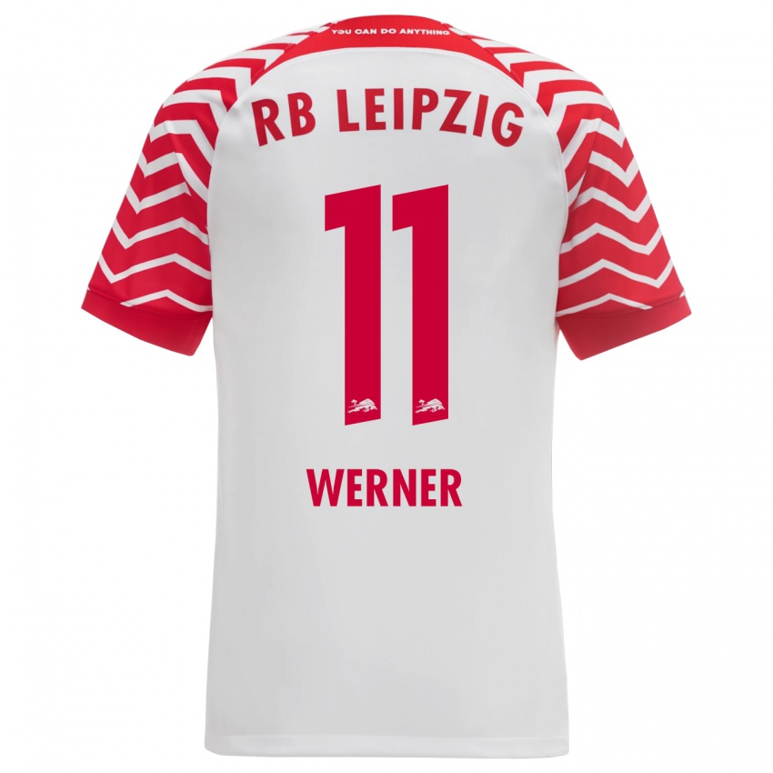 Kvinder Timo Werner #11 Hvid Hjemmebane Spillertrøjer 2023/24 Trøje T-Shirt